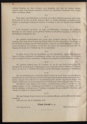 Verordnungsblatt für den Dienstbereich des k.k. Ackerbau-Ministeriums. Red. im k.k. Ackerbau-Ministerium 18781101 Seite: 2