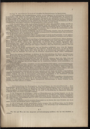 Verordnungsblatt für den Dienstbereich des k.k. Ackerbau-Ministeriums. Red. im k.k. Ackerbau-Ministerium 18790118 Seite: 7