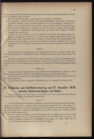 Verordnungsblatt für den Dienstbereich des k.k. Ackerbau-Ministeriums. Red. im k.k. Ackerbau-Ministerium 18790301 Seite: 3