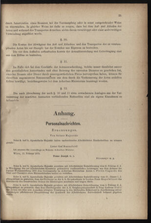 Verordnungsblatt für den Dienstbereich des k.k. Ackerbau-Ministeriums. Red. im k.k. Ackerbau-Ministerium 18790301 Seite: 9