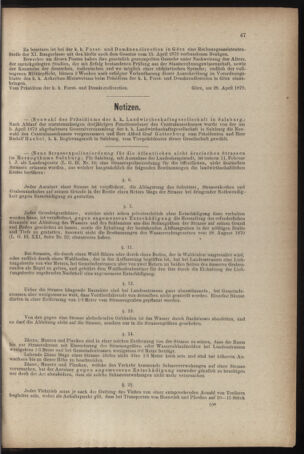 Verordnungsblatt für den Dienstbereich des k.k. Ackerbau-Ministeriums. Red. im k.k. Ackerbau-Ministerium 18790514 Seite: 3