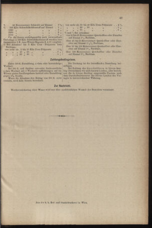 Verordnungsblatt für den Dienstbereich des k.k. Ackerbau-Ministeriums. Red. im k.k. Ackerbau-Ministerium 18790514 Seite: 5