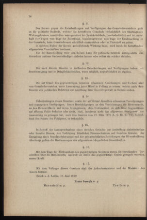 Verordnungsblatt für den Dienstbereich des k.k. Ackerbau-Ministeriums. Red. im k.k. Ackerbau-Ministerium 18790902 Seite: 4