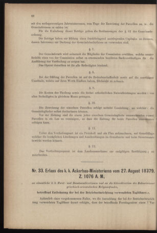 Verordnungsblatt für den Dienstbereich des k.k. Ackerbau-Ministeriums. Red. im k.k. Ackerbau-Ministerium 18791001 Seite: 6