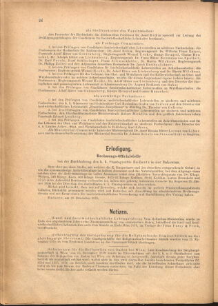 Verordnungsblatt für den Dienstbereich des k.k. Ackerbau-Ministeriums. Red. im k.k. Ackerbau-Ministerium 18800115 Seite: 24