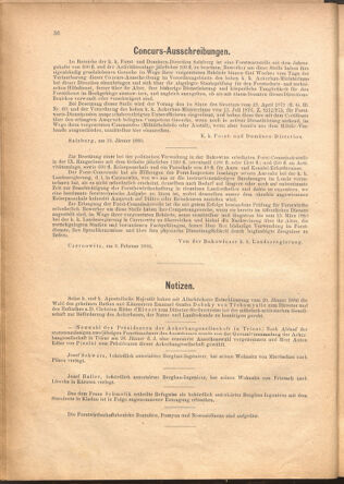 Verordnungsblatt für den Dienstbereich des k.k. Ackerbau-Ministeriums. Red. im k.k. Ackerbau-Ministerium 18800224 Seite: 10