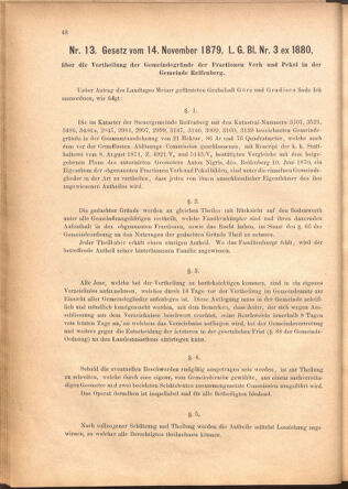 Verordnungsblatt für den Dienstbereich des k.k. Ackerbau-Ministeriums. Red. im k.k. Ackerbau-Ministerium 18800328 Seite: 10