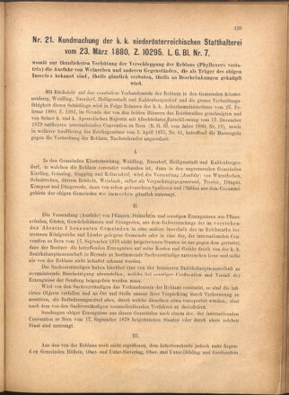 Verordnungsblatt für den Dienstbereich des k.k. Ackerbau-Ministeriums. Red. im k.k. Ackerbau-Ministerium 18800428 Seite: 85