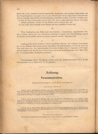 Verordnungsblatt für den Dienstbereich des k.k. Ackerbau-Ministeriums. Red. im k.k. Ackerbau-Ministerium 18800428 Seite: 86