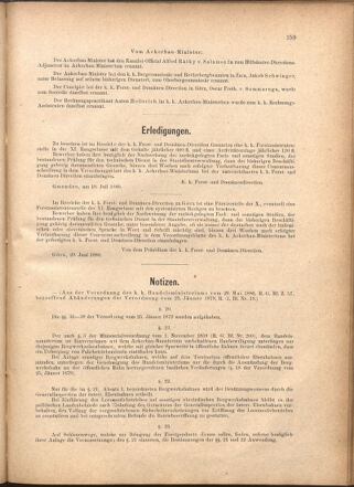 Verordnungsblatt für den Dienstbereich des k.k. Ackerbau-Ministeriums. Red. im k.k. Ackerbau-Ministerium 18800728 Seite: 7