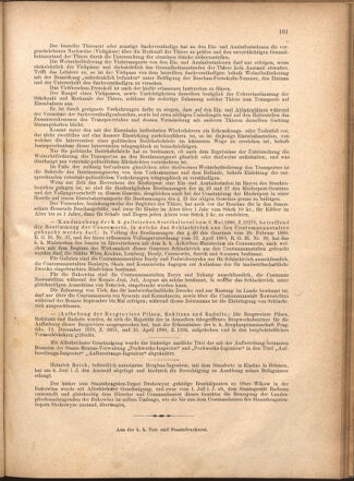 Verordnungsblatt für den Dienstbereich des k.k. Ackerbau-Ministeriums. Red. im k.k. Ackerbau-Ministerium 18800728 Seite: 9