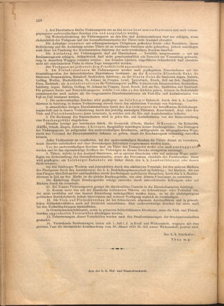 Verordnungsblatt für den Dienstbereich des k.k. Ackerbau-Ministeriums. Red. im k.k. Ackerbau-Ministerium 18800823 Seite: 6