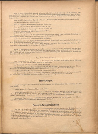 Verordnungsblatt für den Dienstbereich des k.k. Ackerbau-Ministeriums. Red. im k.k. Ackerbau-Ministerium 18801212 Seite: 41