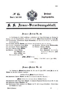 Kaiserlich-königliches Armee-Verordnungsblatt: Personal-Angelegenheiten 18590706 Seite: 3