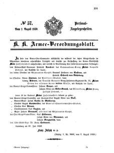 Kaiserlich-königliches Armee-Verordnungsblatt: Personal-Angelegenheiten 18590802 Seite: 5