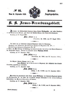 Kaiserlich-königliches Armee-Verordnungsblatt: Personal-Angelegenheiten 18590916 Seite: 1