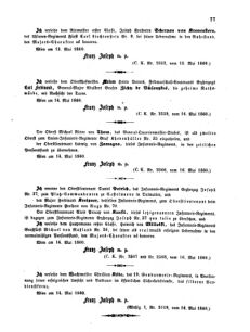 Kaiserlich-königliches Armee-Verordnungsblatt: Personal-Angelegenheiten 18600516 Seite: 3