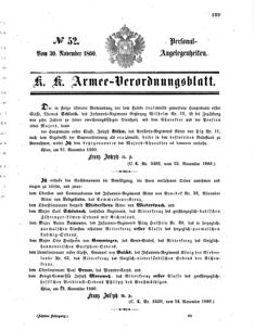 Kaiserlich-königliches Armee-Verordnungsblatt: Personal-Angelegenheiten