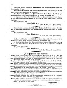 Kaiserlich-königliches Armee-Verordnungsblatt: Personal-Angelegenheiten 18610207 Seite: 2