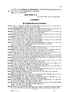 Kaiserlich-königliches Armee-Verordnungsblatt: Personal-Angelegenheiten 18610421 Seite: 5