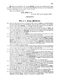 Kaiserlich-königliches Armee-Verordnungsblatt: Personal-Angelegenheiten 18610908 Seite: 3