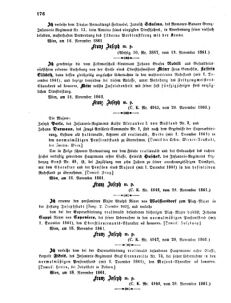 Kaiserlich-königliches Armee-Verordnungsblatt: Personal-Angelegenheiten 18611124 Seite: 2