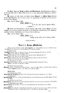 Kaiserlich-königliches Armee-Verordnungsblatt: Personal-Angelegenheiten 18630221 Seite: 3