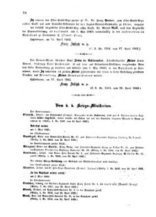 Kaiserlich-königliches Armee-Verordnungsblatt: Personal-Angelegenheiten 18630429 Seite: 2