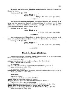 Kaiserlich-königliches Armee-Verordnungsblatt: Personal-Angelegenheiten 18630707 Seite: 3