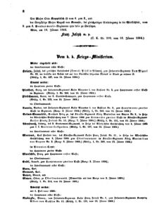 Kaiserlich-königliches Armee-Verordnungsblatt: Personal-Angelegenheiten 18640119 Seite: 2