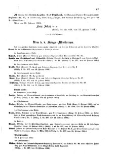 Kaiserlich-königliches Armee-Verordnungsblatt: Personal-Angelegenheiten 18640220 Seite: 3