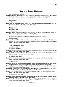 Kaiserlich-königliches Armee-Verordnungsblatt: Personal-Angelegenheiten 18640316 Seite: 3