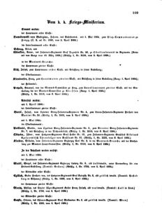 Kaiserlich-königliches Armee-Verordnungsblatt: Personal-Angelegenheiten 18640407 Seite: 3