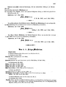 Kaiserlich-königliches Armee-Verordnungsblatt: Personal-Angelegenheiten 18640505 Seite: 5