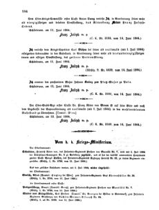 Kaiserlich-königliches Armee-Verordnungsblatt: Personal-Angelegenheiten 18640615 Seite: 2