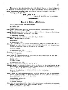 Kaiserlich-königliches Armee-Verordnungsblatt: Personal-Angelegenheiten 18640706 Seite: 3