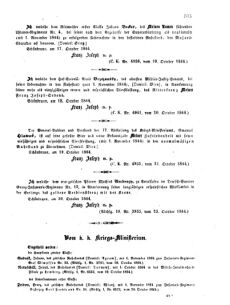 Kaiserlich-königliches Armee-Verordnungsblatt: Personal-Angelegenheiten 18641023 Seite: 3