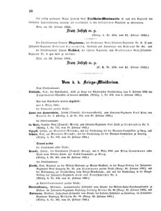 Kaiserlich-königliches Armee-Verordnungsblatt: Personal-Angelegenheiten 18650222 Seite: 2