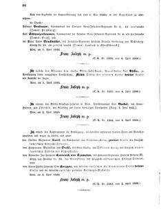 Kaiserlich-königliches Armee-Verordnungsblatt: Personal-Angelegenheiten 18660408 Seite: 2