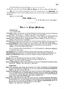 Kaiserlich-königliches Armee-Verordnungsblatt: Personal-Angelegenheiten 18660718 Seite: 3