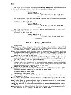 Kaiserlich-königliches Armee-Verordnungsblatt: Personal-Angelegenheiten 18660818 Seite: 2