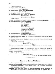 Kaiserlich-königliches Armee-Verordnungsblatt: Personal-Angelegenheiten 18670226 Seite: 2