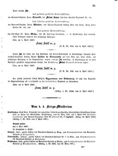 Kaiserlich-königliches Armee-Verordnungsblatt: Personal-Angelegenheiten 18670406 Seite: 3