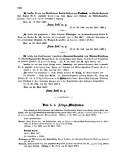 Kaiserlich-königliches Armee-Verordnungsblatt: Personal-Angelegenheiten 18670425 Seite: 2