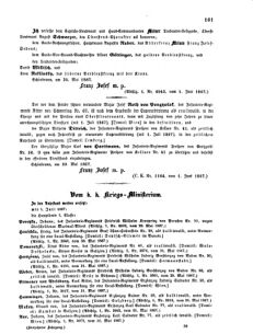 Kaiserlich-königliches Armee-Verordnungsblatt: Personal-Angelegenheiten 18670601 Seite: 5