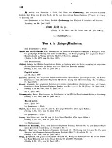 Kaiserlich-königliches Armee-Verordnungsblatt: Personal-Angelegenheiten 18670627 Seite: 2