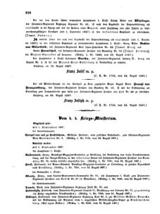 Kaiserlich-königliches Armee-Verordnungsblatt: Personal-Angelegenheiten 18670824 Seite: 2