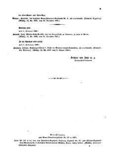 Kaiserlich-königliches Armee-Verordnungsblatt: Personal-Angelegenheiten 18680112 Seite: 9