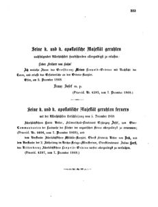 Kaiserlich-königliches Armee-Verordnungsblatt: Personal-Angelegenheiten 18681207 Seite: 7