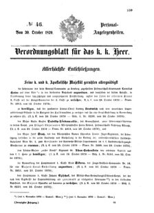 Kaiserlich-königliches Armee-Verordnungsblatt: Personal-Angelegenheiten 18701030 Seite: 43